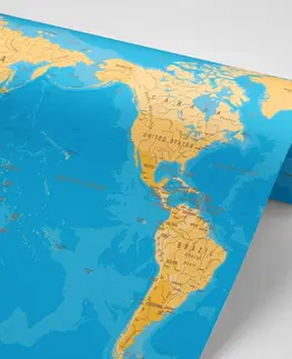 Tapety mapy Tapeta mapa světa v zajímavém provedení