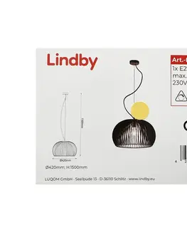Svítidla Lindby Lindby - Lustr na lanku JURSA 1xE27/60W/230V 