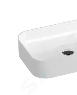 Umyvadla RAVAK Ceramic Umyvadlo na desku 550x370 mm, bez přepadu, bílá XJX01155002