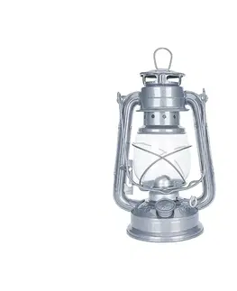 Zahradní lampy Brilagi Brilagi - Petrolejová lampa LANTERN 24,5 cm stříbrná 