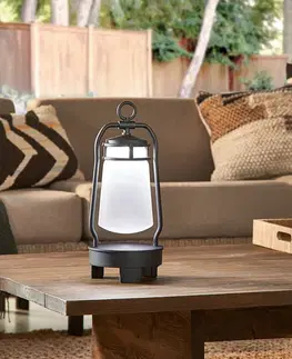 Venkovní dekorativní svítidla KICHLER LED světlo aku Lyndon, Bluetooth reproduktor