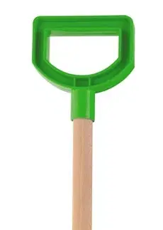 Hračky na zahradu ANDRONI - Lopata s dřevěnou násadou a rukojetí - délka 53 cm, zelená