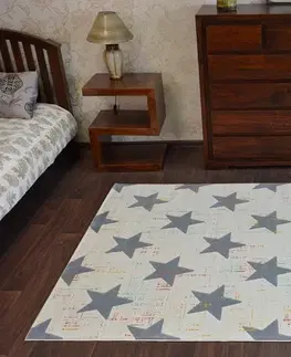 Koberce a koberečky Dywany Lusczow Kusový koberec SCANDI 18209/063 - hvězda, velikost 140x200