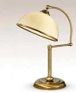 Stolní lampy Cremasco Nastavitelná stolní lampa La Botte slonovina