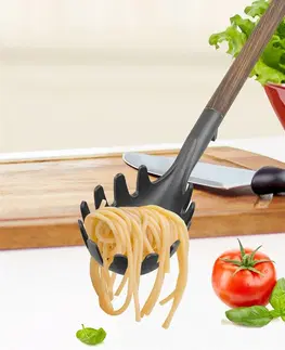 Kuchyňské náčiní Orion Naběračka špaget termoplast PBT/nerez WOODEN 