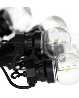 Zahradní lampy Retlux RGL 115 Party řetěz s žárovkami, 10x LED žlutá, 5+3 m