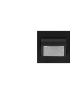 Svítidla ProVero LED Schodišťové svítidlo DECORUS LED/1,2W/12V 6000K černá 