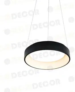 LED lustry a závěsná svítidla ACA Lighting Decoled LED závěsné svítidlo BR81LEDP45BK