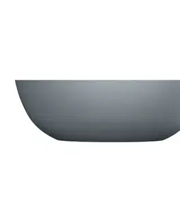 Vany OMNIRES SHELL M+ volně stojící vana,, 160 x 75 cm, šedá/popel SHELLWWAG