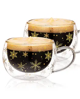 Hrnky a šálky 4Home Termo sklenice na cappuccino Snow Hot&Cool  270 ml, 2 ks