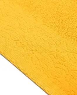 Ručníky AmeliaHome Ručník FLOSS klasický styl 30x50 cm žlutý, velikost 70x130