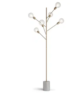 Stojací lampy Modo Luce Modo Luce Baobab stojací lampa šest zdrojů zlatá