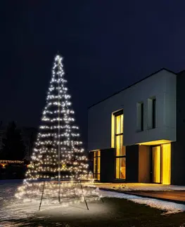 Vánoční venkovní dekorace twinkly Třpytivý světelný strom pro venkovní použití, RGBW, výška 400 cm