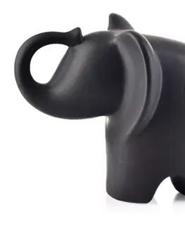  Mondex Keramický slon MIA BLACK IV matně černý