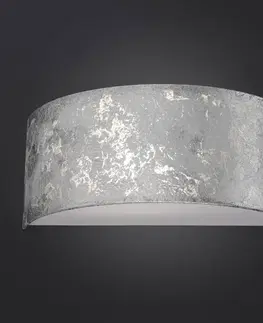 Nástěnná svítidla Hufnagel LED nástěnné světlo Alea, lístkové stříbro stmívač