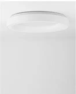 LED stropní svítidla NOVA LUCE stropní svítidlo RANDO THIN bílý hliník a akryl LED 50W 230V 4000K IP20 stmívatelné 9353850