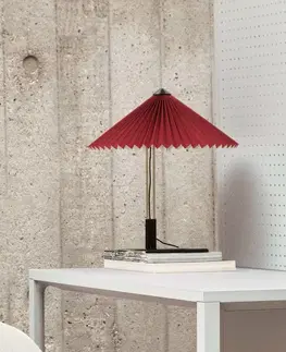 Stolní lampy na noční stolek HAY HAY Matin 300 LED skládaná stolní lampa, oxidově červená