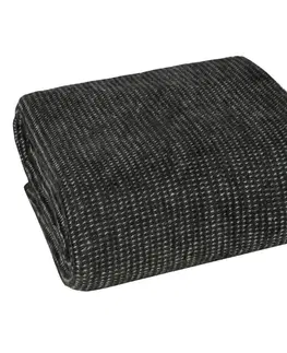 Deky Vysoce kvalitní černá deka s vaflovou strukturou