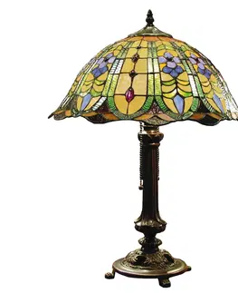 Svítidla Stolní lampa Tiffany Diamond Clayre & Eef 5LL-5317