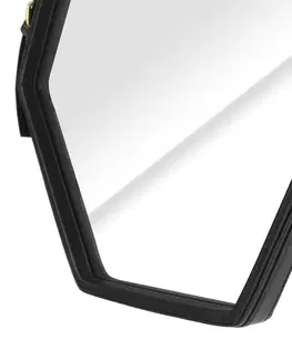 Zrcadla HOMEDE Nástěnné zrcadlo Ebi černé, velikost 54x47,5x3
