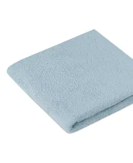 Ručníky AmeliaHome Sada 3 ks ručníků FLOSS klasický styl světle modrá, velikost 50x90+70x130