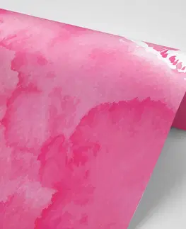 Samolepící tapety Samolepící tapeta Mandala růžový akvarel