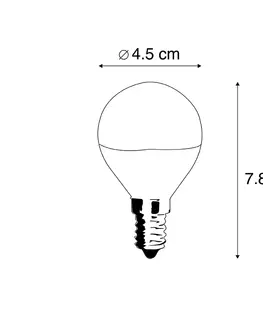 Zarovky E14 stmívatelná LED lampa s horním zrcátkem P45 3,5W 250 lm 2700K