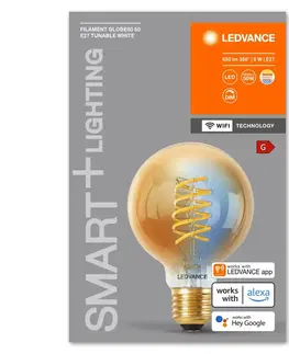 LED žárovky OSRAM LEDVANCE SMART+ WiFi Filament Globe Tunable White E27 4058075777910