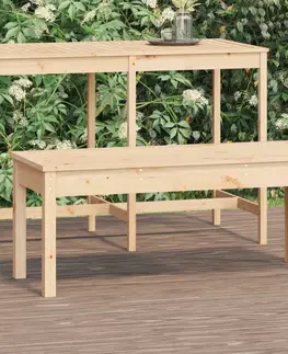 Zahradní lavice Zahradní lavice 109 x 44 x 45 cm masivní borové dřevo