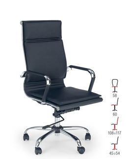 Kancelářské židle Kancelářské křeslo SALIBABU, černá