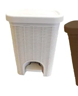 Odpadkové koše PROHOME - Koš na WC imitace rattanu různé barvy