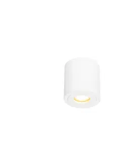 Bodova svetla Moderní koupelnové bodové bílé kulaté IP44 - Capa