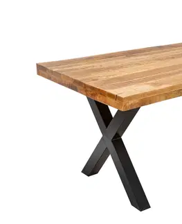 Jídelní stoly LuxD Jídelní stůl Thunder 160 cm přírodní