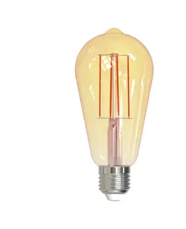 LED žárovky Müller-Licht E27 7W LED rustikální žárovka zlatá