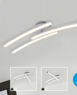 Designová stropní svítidla BRILONER LED nástěnné a stropní svítidlo, 56,5 cm, 18 W, hliník BRI 3188-039
