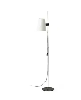 Stojací lampy ve skandinávském stylu FARO LUPE černá/béžová stojací lampa