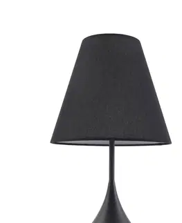 Stolní lampy Lucande Stolní lampa Lucande Luoti, černá