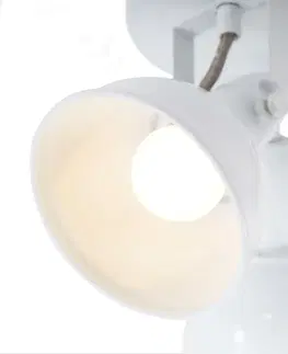 Industriální bodová svítidla BRILONER Bodové svítidlo pr. 21 cm 3x E14 40W bílé BRILO 2049-036R