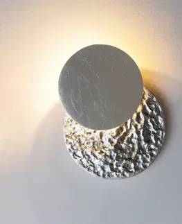 Nástěnná svítidla Holländer LED nástěnné světlo Coronare Piccolo, stříbrná