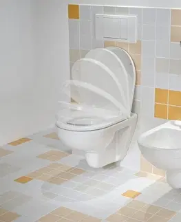 WC sedátka předstěnový instalační systém bez tlačítka + WC JIKA LYRA PLUS + SEDÁTKO DURAPLAST SLOWCLOSE H895652 X LY5