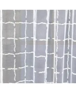 Záclony Hotová záclona, Alice, bílá, 300 x 145 cm 300 x 145 cm