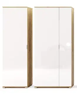 Zrcadla 3kraft Zrcadlo Asti 80x80 cm dub Craft zlatý