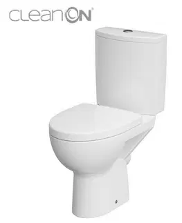 Záchody CERSANIT WC kombi 478 PARVA CLEAN ON 010 3/5 včetně sedátka duroplast K27-063