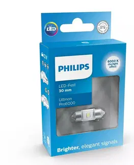 Autožárovky Philips LED Festoon 30mm 12V 1W Ultinon Pro6000 SI 6000K 1ks 11860CU60X1