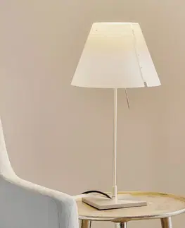 Stolní lampy Luceplan Luceplan Costanzina LED stolní lampa Al, bílá