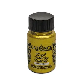 Hračky CADENCE - Barva akrylová Cadence D.Metalic, zlatá, 50 ml