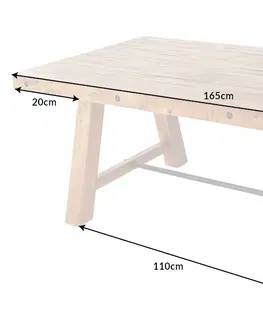 Jídelní stoly Jídelní stůl FÉNIX Dekorhome 165x90x76 cm