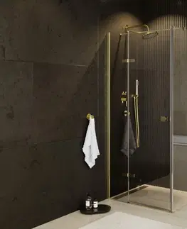 Sprchové kouty HOPA Čtvercový sprchový kout PIXA GOLD Směr zavírání  Levé (SX) BCPIXA90CTVELG