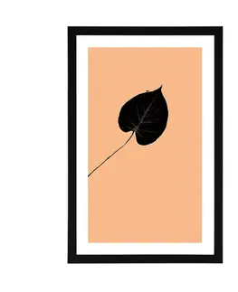 Motivy z naší dílny Plakát s paspartou záhadný černý list