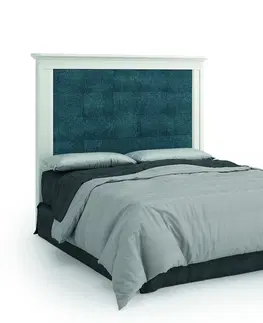 Luxusní a stylové postele Estila Luxusní čalouněná postel Rodas s masivním rámem a vysokým čalouněným čelem 135-180 cm